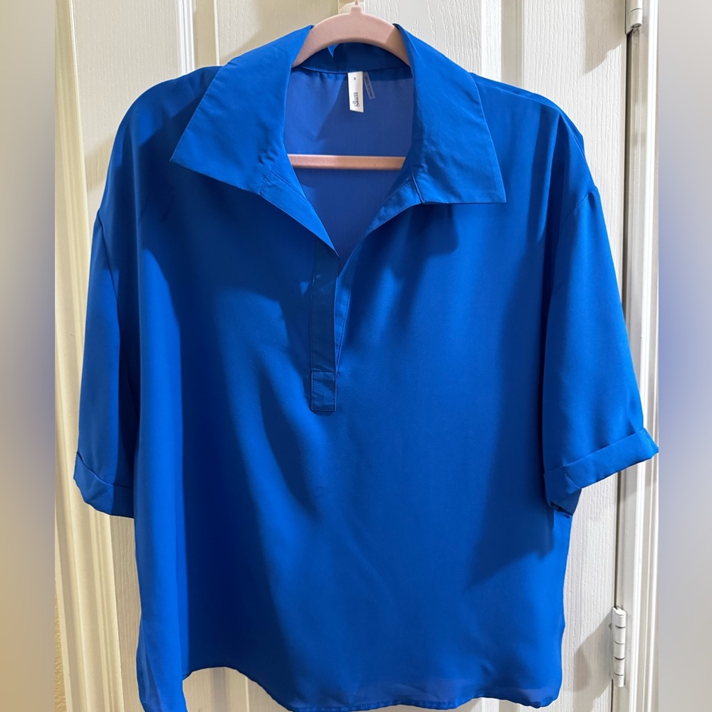 Glam Royal Blue Shirt